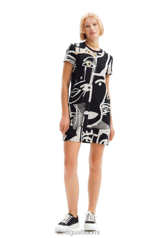 kasvot mini t-paitamekko Desigual naiset F4V0444 vaatetus
