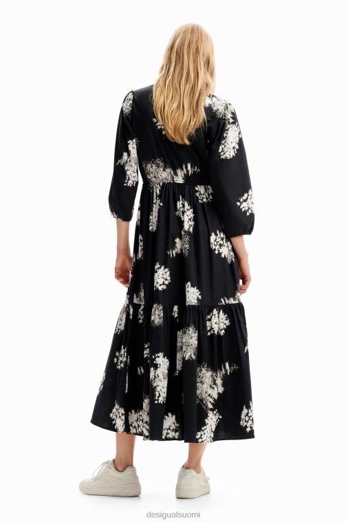 kukkainen midi-paitamekko Desigual naiset F4V04139 vaatetus