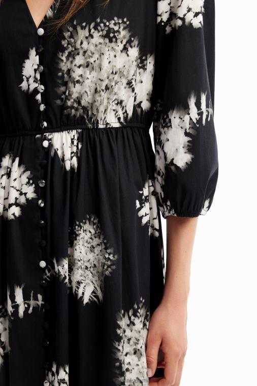 kukkainen midi-paitamekko Desigual naiset F4V04139 vaatetus