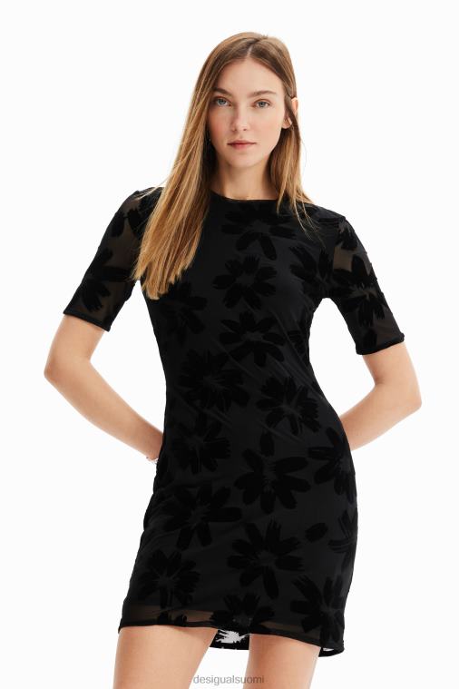 lyhyt kapea kukkainen mekko Desigual naiset F4V04883 vaatetus