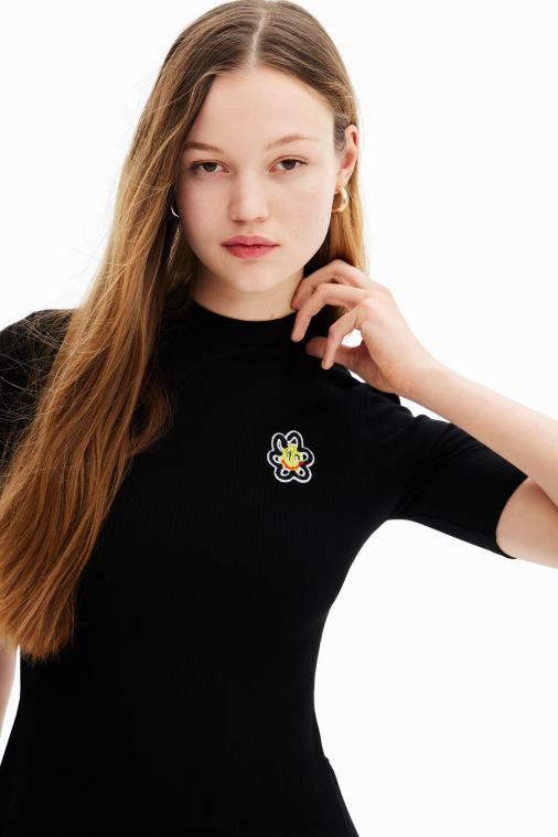 lyhyt kukka luistelija mekko Desigual naiset F4V04857 vaatetus