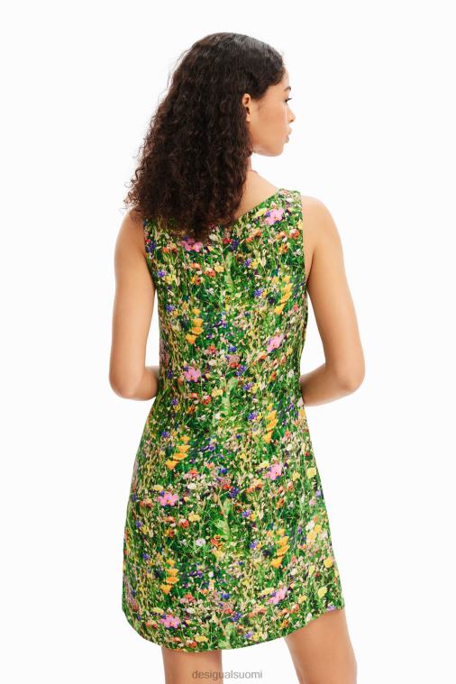 lyhyt kukkainen mekko Desigual naiset F4V04381 vaatetus