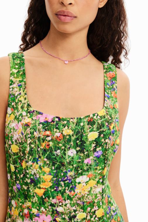 lyhyt kukkainen mekko Desigual naiset F4V04381 vaatetus
