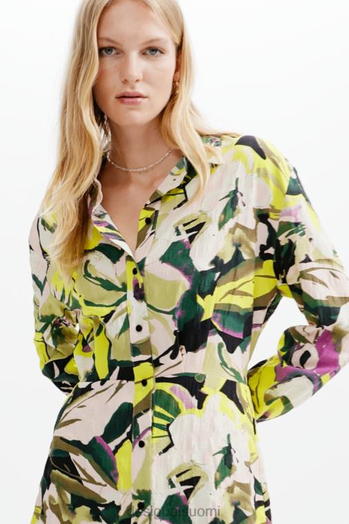 lyhyt kukkainen paitamekko Desigual naiset F4V04158 vaatetus