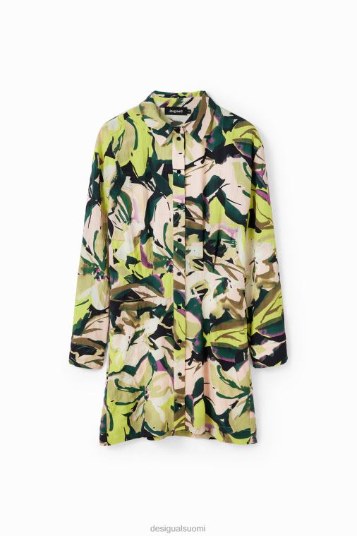 lyhyt kukkainen paitamekko Desigual naiset F4V04158 vaatetus