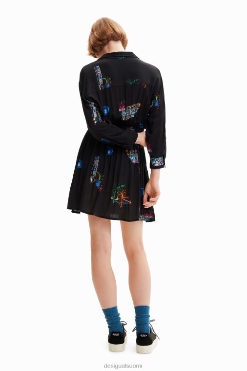 lyhyt kuvitus paitamekko Desigual naiset F4V04719 vaatetus