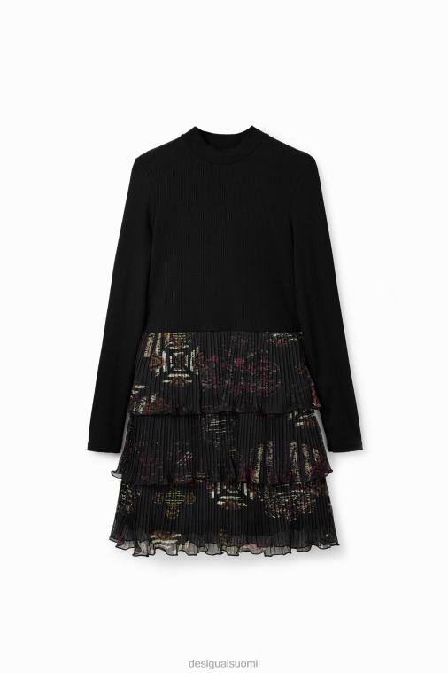 lyhyt laskostettu mekko Desigual naiset F4V0416 vaatetus