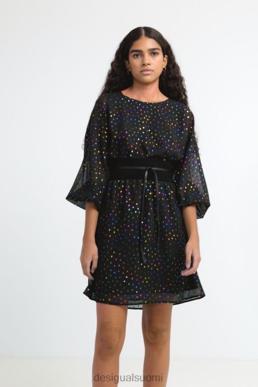 lyhyt mekko tylli Desigual naiset F4V041102 vaatetus