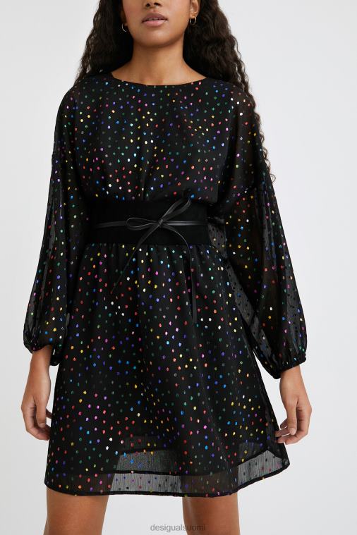 lyhyt mekko tylli Desigual naiset F4V041102 vaatetus