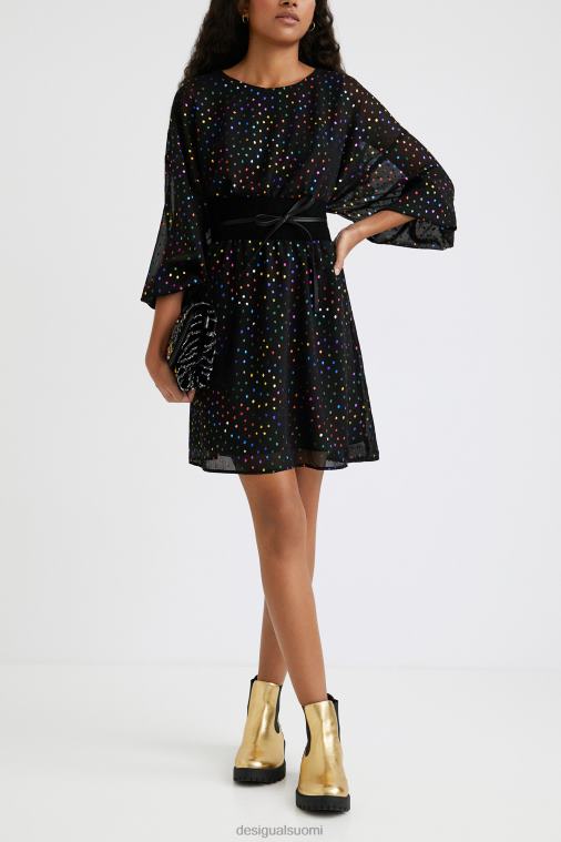 lyhyt mekko tylli Desigual naiset F4V041102 vaatetus