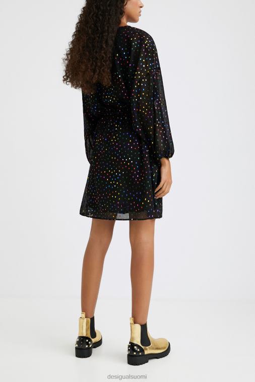 lyhyt mekko tylli Desigual naiset F4V041102 vaatetus