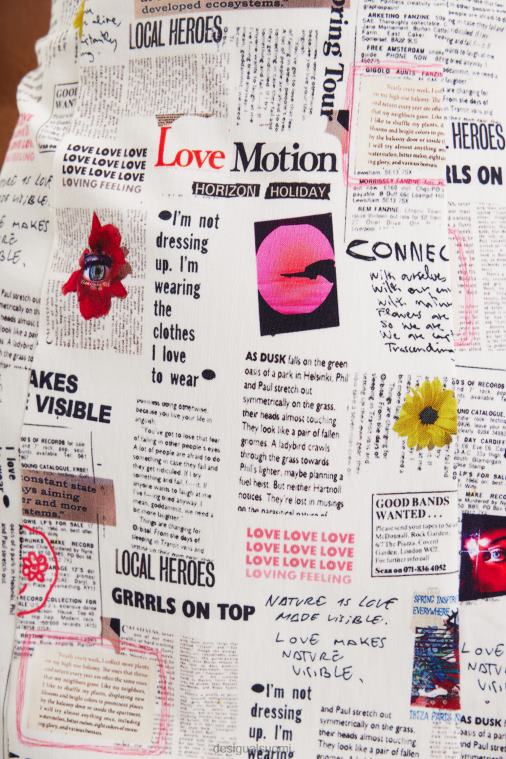 lyhyt nauhallinen sanomalehtimekko Desigual naiset F4V04291 vaatetus