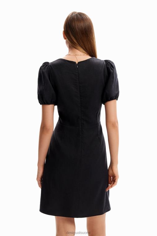 lyhyt puhvihihainen mekko Desigual naiset F4V04186 vaatetus