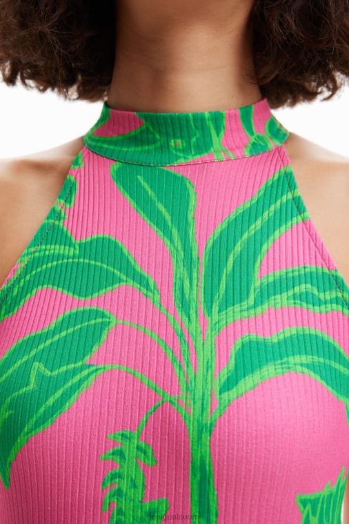 lyhyt riimukaula-aukkoinen mekko Desigual naiset F4V04787 vaatetus