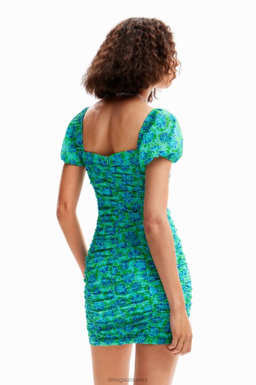 lyhyt rypytetty solmumekko Desigual naiset F4V04312 vaatetus