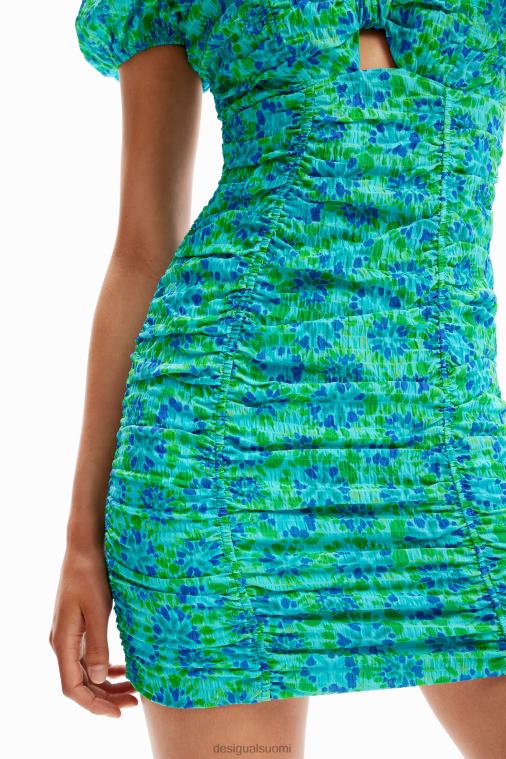 lyhyt rypytetty solmumekko Desigual naiset F4V04312 vaatetus