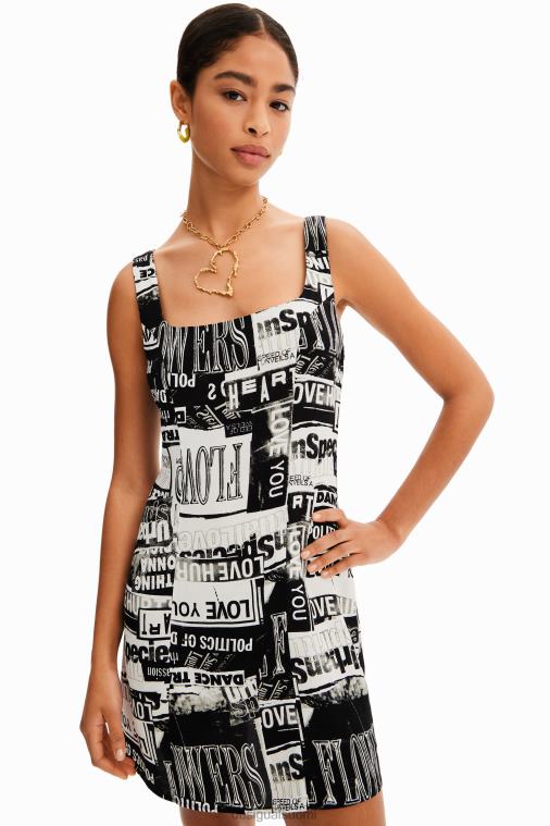 lyhyt sanomalehtimekko Desigual naiset F4V04297 vaatetus