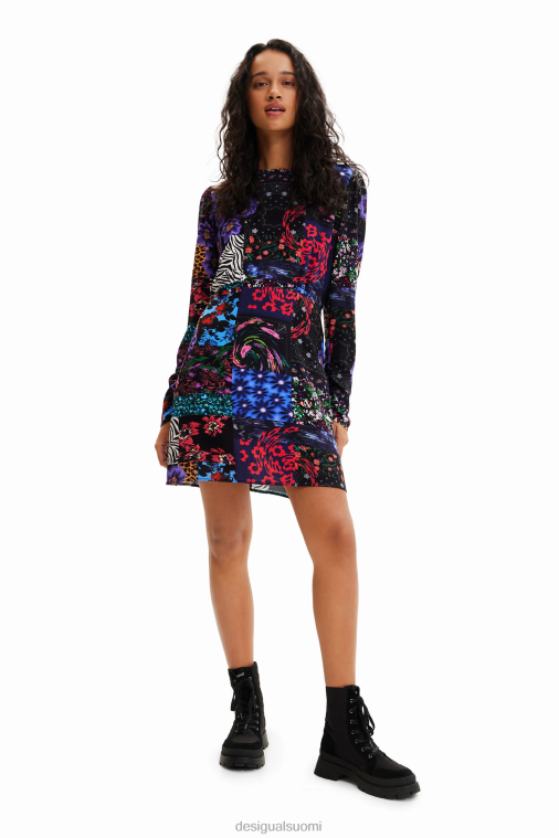 lyhyt tilkkutäysmekko Desigual naiset F4V041152 vaatetus