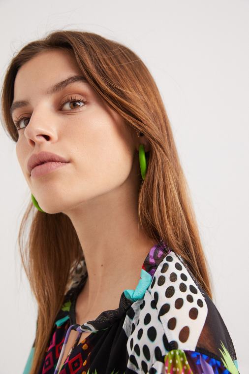 m. Christian Lacroix -kerroksinen mekko Desigual naiset F4V04685 vaatetus