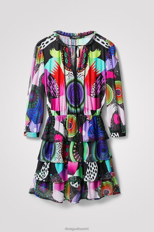 m. Christian Lacroix -kerroksinen mekko Desigual naiset F4V04685 vaatetus