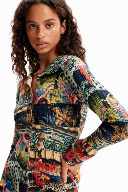 m. christian lacroix kuvakudos midi-mekko Desigual naiset F4V04272 vaatetus