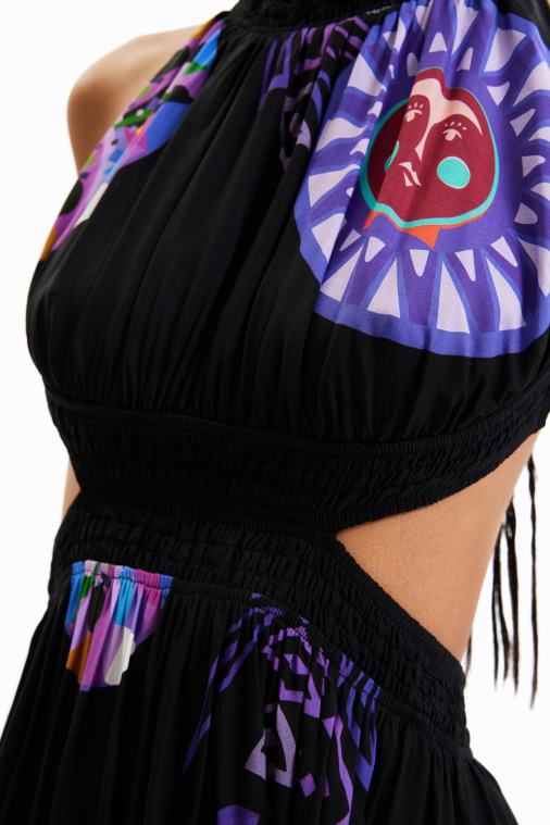 m. christian lacroix leikattu midi-mekko Desigual naiset F4V04932 vaatetus