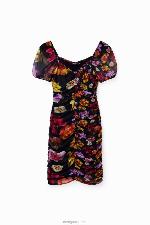 m. christian lacroix lyhyt rypytetty mekko Desigual naiset F4V04625 vaatetus