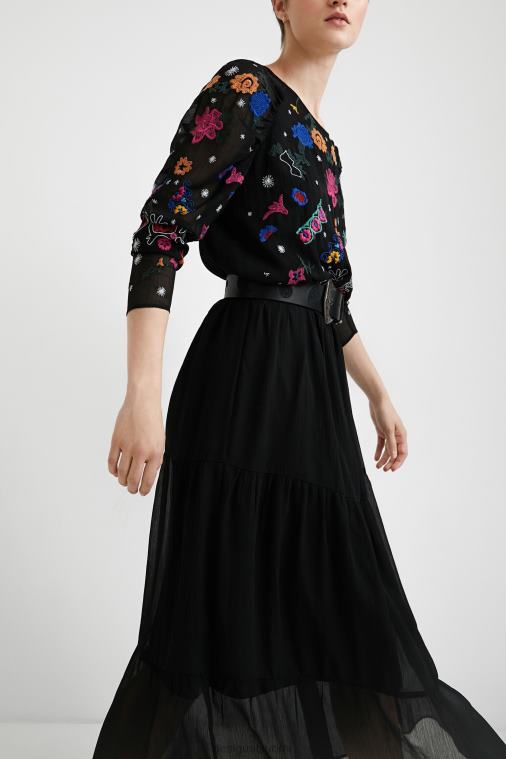 midi-mekko tylli Desigual naiset F4V041094 vaatetus