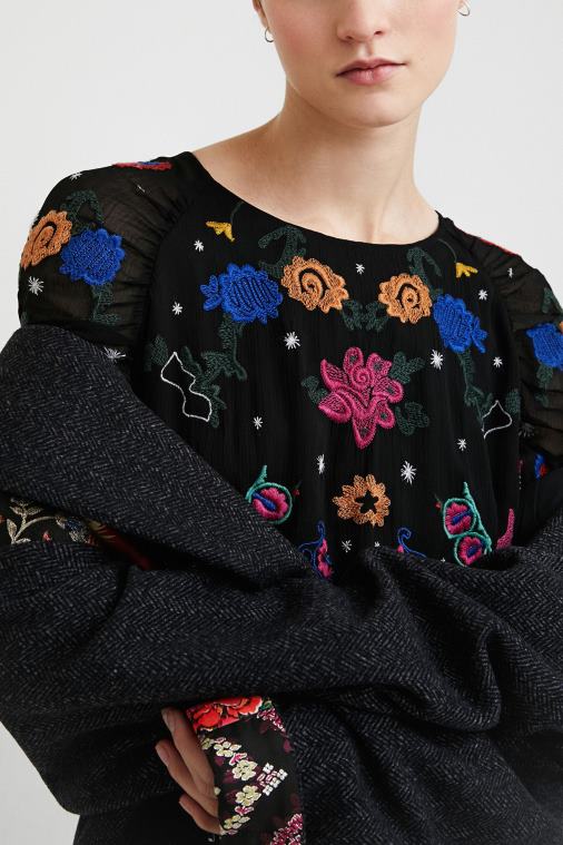 midi-mekko tylli Desigual naiset F4V041094 vaatetus