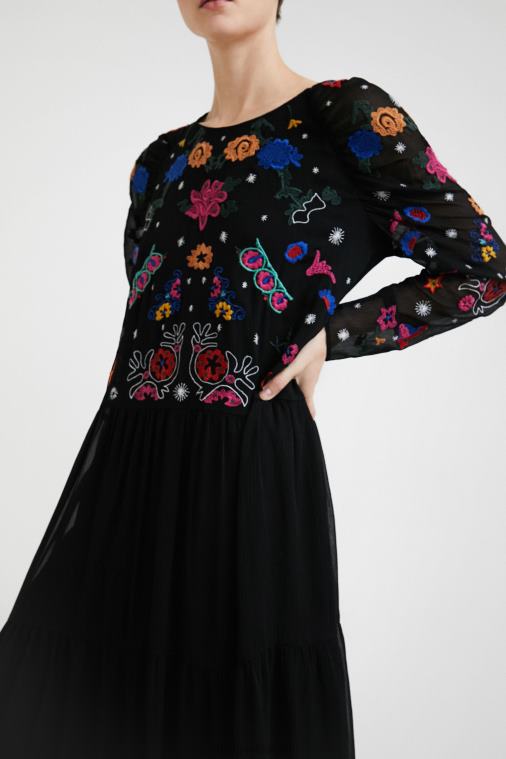 midi-mekko tylli Desigual naiset F4V041094 vaatetus