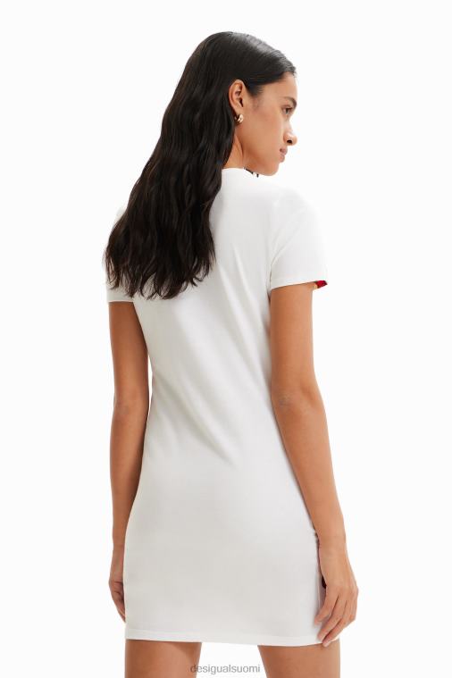 ohut viesti-t-paitamekko Desigual naiset F4V04325 vaatetus