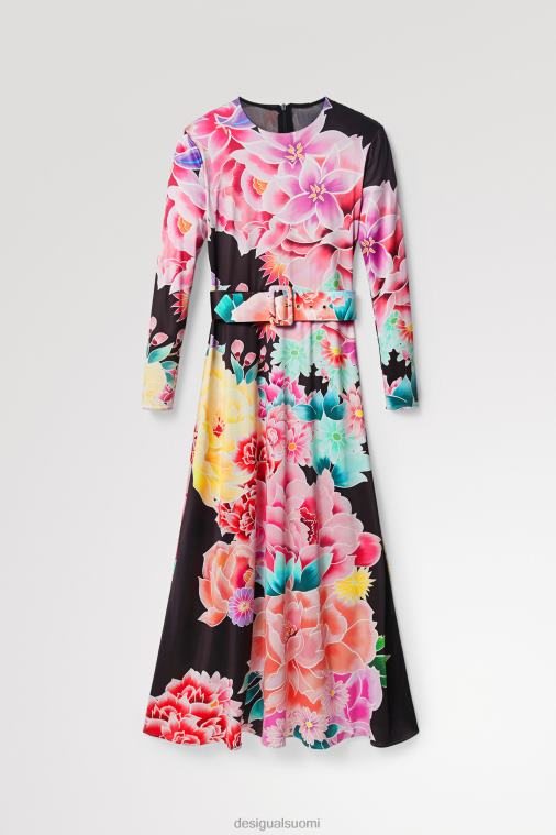 pitkä kukkainen mekko Desigual naiset F4V041089 vaatetus