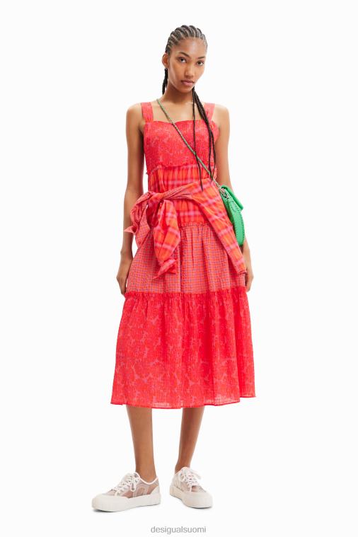 pitkä tilkkutäkki olkaimet Desigual naiset F4V04563 vaatetus