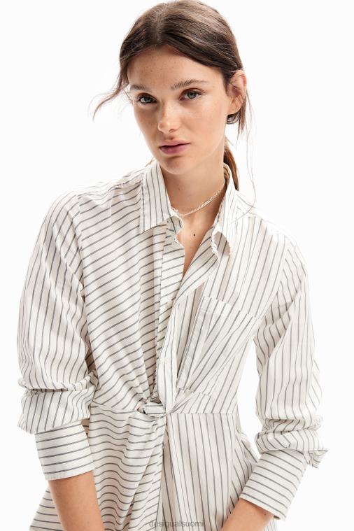 raidallinen midi-paitamekko Desigual naiset F4V04226 vaatetus