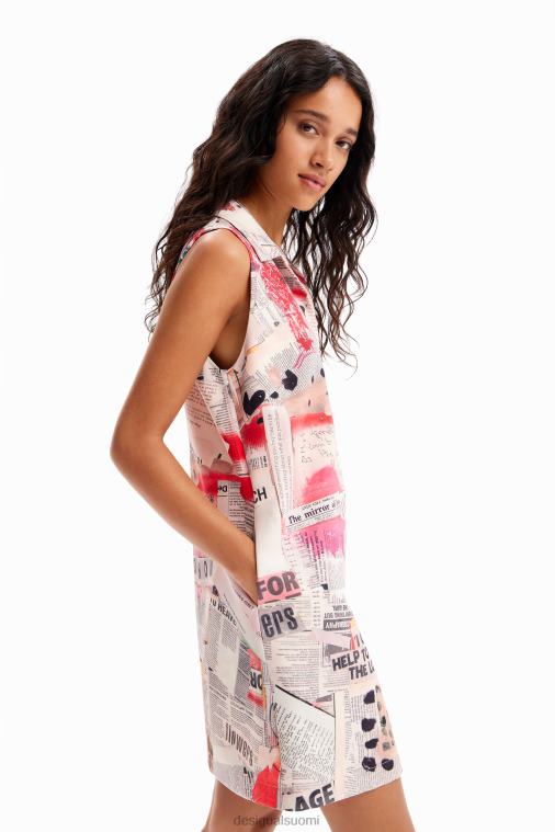 sanomalehti poolomekko Desigual naiset F4V04100 vaatetus