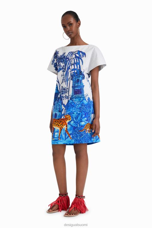 stella jean lyhyt tunika Desigual naiset F4V041071 vaatetus