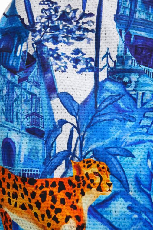 stella jean lyhyt tunika Desigual naiset F4V041071 vaatetus