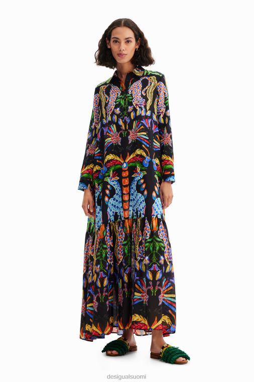 stella jean maxi paitamekko Desigual naiset F4V0420 vaatetus