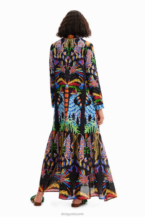stella jean maxi paitamekko Desigual naiset F4V0420 vaatetus