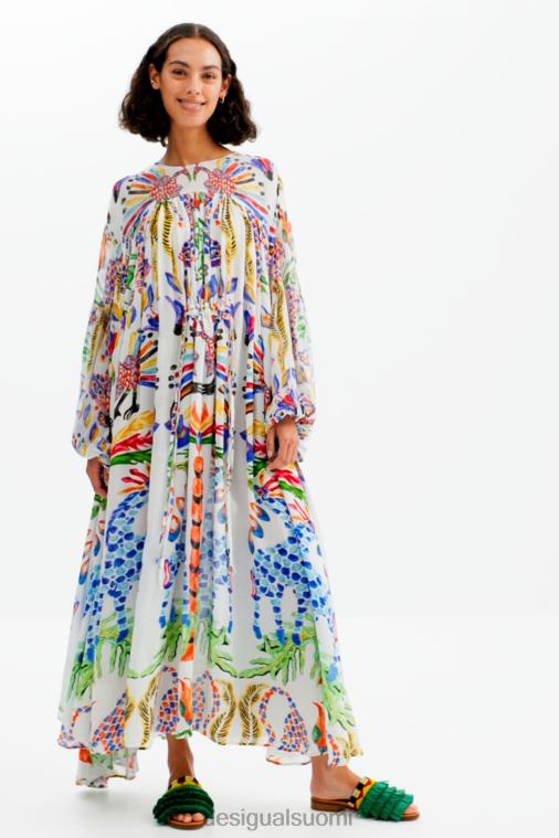 stella jean maxi tunika mekko Desigual naiset F4V04110 vaatetus