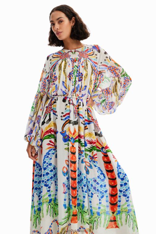stella jean maxi tunika mekko Desigual naiset F4V04110 vaatetus