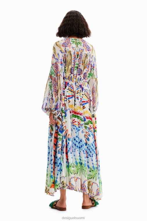 stella jean maxi tunika mekko Desigual naiset F4V04110 vaatetus