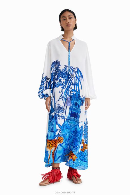 stella jean pitkä kaftan Desigual naiset F4V04709 vaatetus