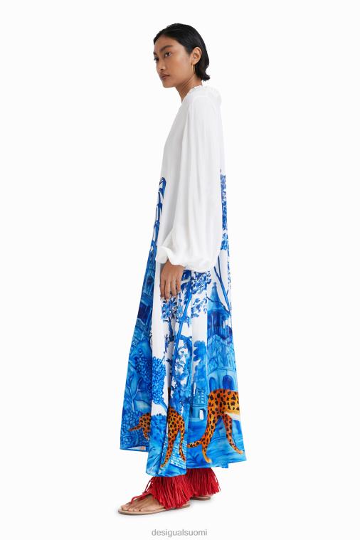 stella jean pitkä kaftan Desigual naiset F4V04709 vaatetus