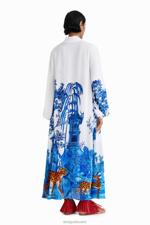 stella jean pitkä kaftan Desigual naiset F4V04709 vaatetus
