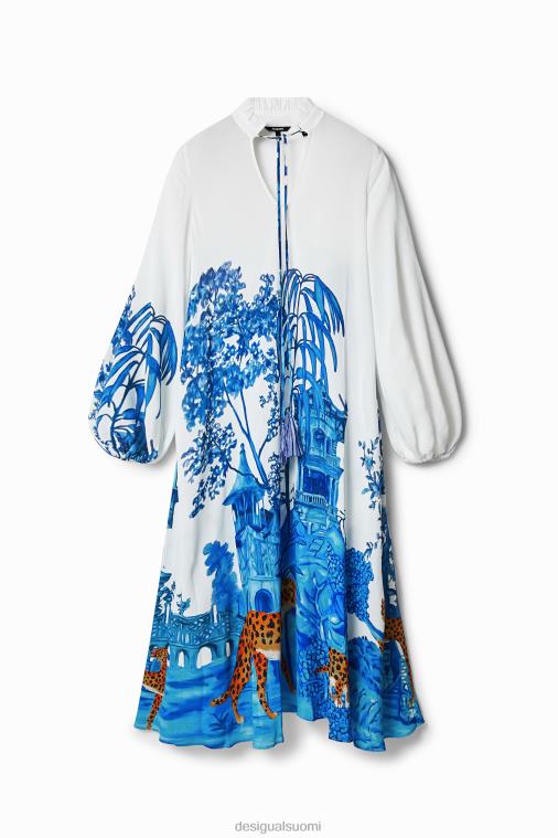 stella jean pitkä kaftan Desigual naiset F4V04709 vaatetus