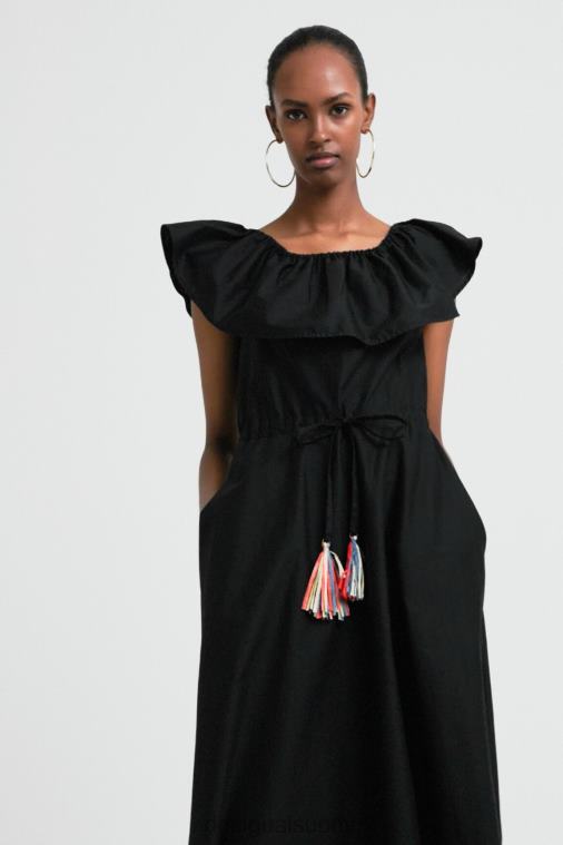 stella jean röyhelöinen midi-mekko Desigual naiset F4V04934 vaatetus