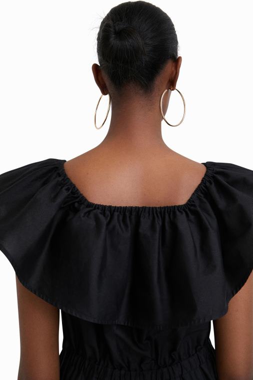 stella jean röyhelöinen midi-mekko Desigual naiset F4V04934 vaatetus