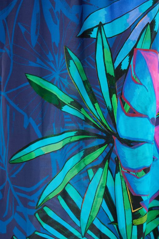 trooppinen röyhelöinen midi-mekko Desigual naiset F4V04856 vaatetus