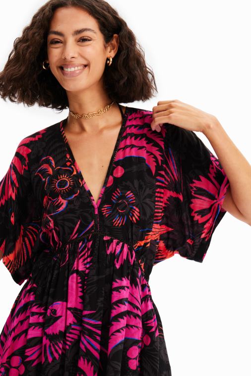 trooppinen tunikamekko Desigual naiset F4V04358 vaatetus